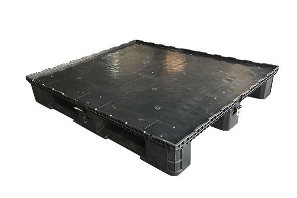 Injection molded pallet, plastic pallet, plastic pallet processing