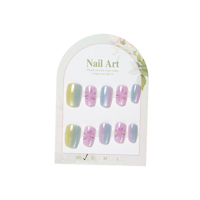 Short Handmade Detachable Wearable Nails Cute Ins Style
