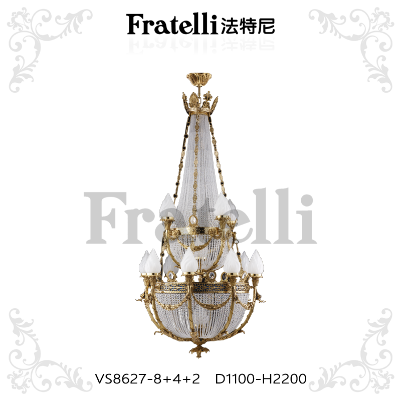 French Chandelier VS8627-8+4+2