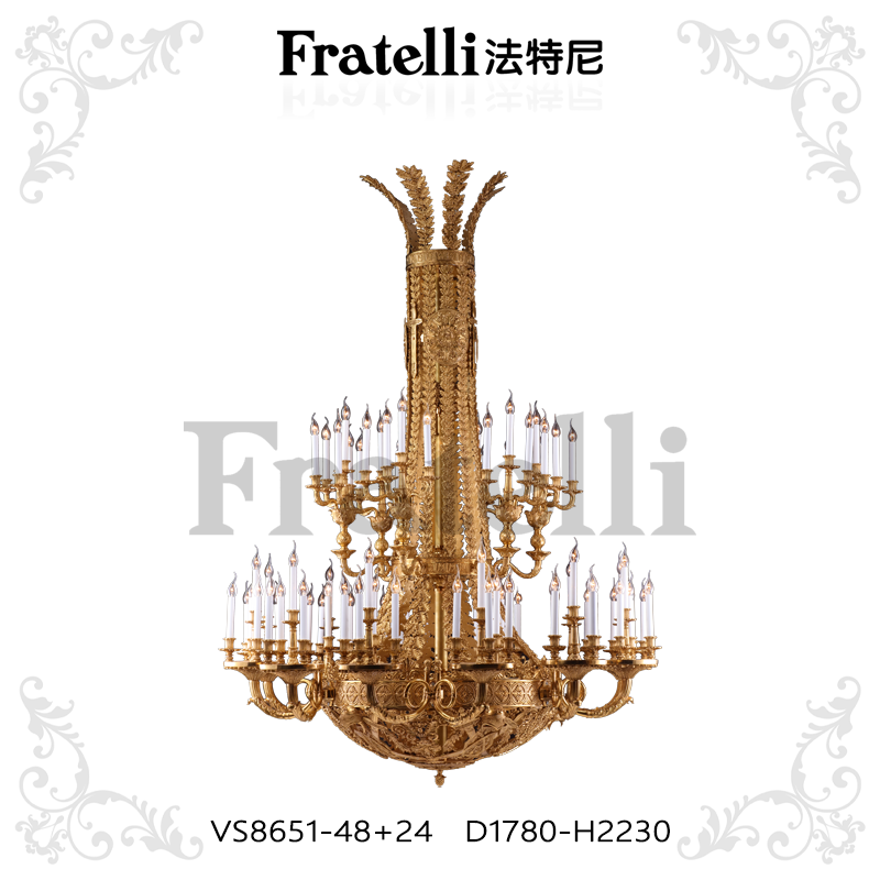 French Chandelier VS8651-48+24