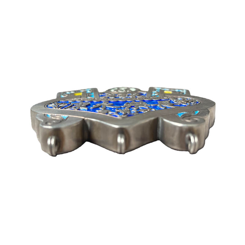 Eternal Joy & Everlasting Health Cloisonné Cauldron Locket