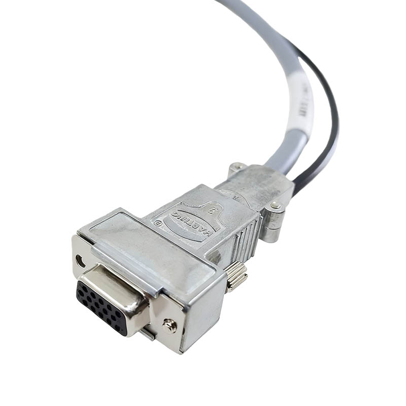 Harting HDB15 Female To HDB15 Female Limit Cable CNC Aluminum Alloy Connector Industrial Wiring Harness 70cm