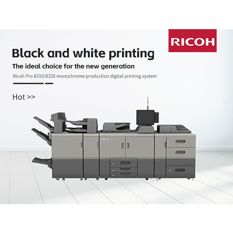 Ricoh Pro 8300 Black And White Production Quick Printing Equipment