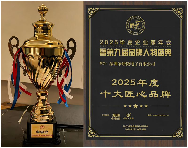Shenzhen Zhengyan Microelectronics Honored at the 2025 Huaxia Entrepreneurs Annual Conference and the 9th Brand Leaders Ceremony