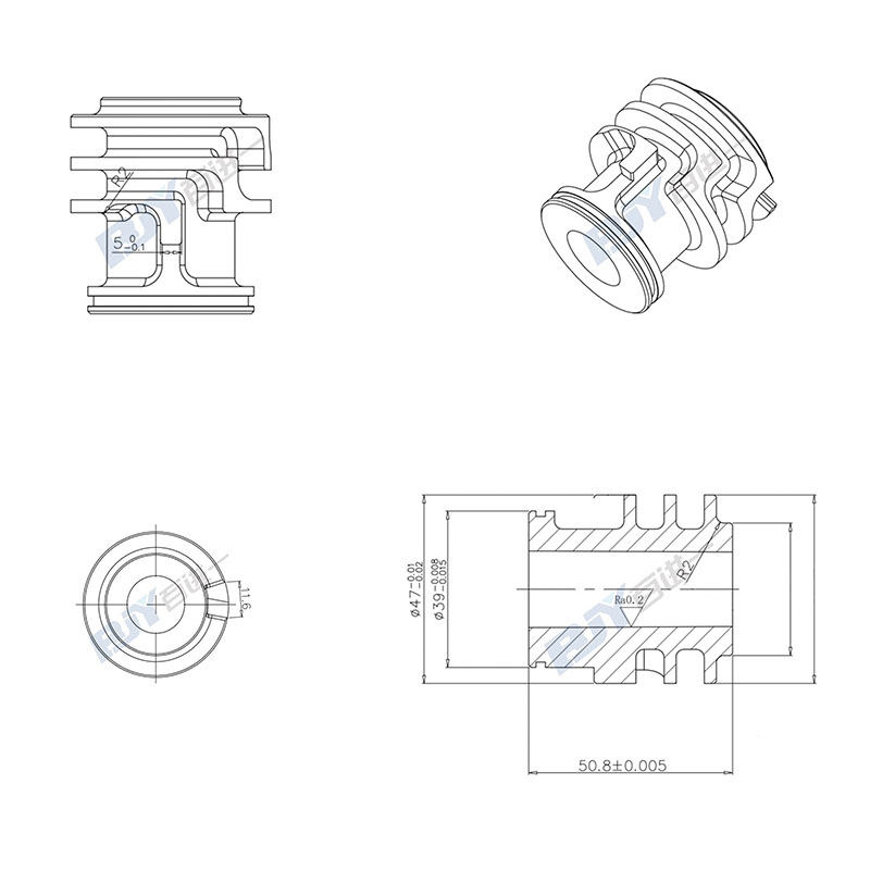 PET Preform Mold Cavity for Injection Molding